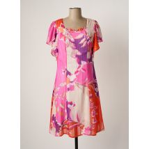 GREGORY PAT - Robe mi-longue rose en polyester pour femme - Taille 38 - Modz
