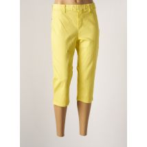 CISO - Pantacourt jaune en coton pour femme - Taille 42 - Modz