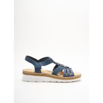 RIEKER - Sandales/Nu pieds bleu en autre matiere pour femme - Taille 39 - Modz