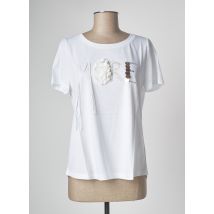 MARIA BELLENTANI - T-shirt blanc en coton pour femme - Taille 38 - Modz