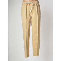 TWINSET - Pantalon droit beige en coton pour femme - Taille 42 - Modz