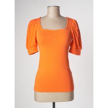 KAFFE - T-shirt orange en viscose pour femme - Taille 36 - Modz