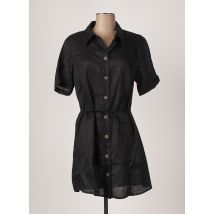 YEST - Robe courte noir en lin pour femme - Taille 40 - Modz