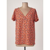 TRANQUILLO - T-shirt orange en coton pour femme - Taille 38 - Modz