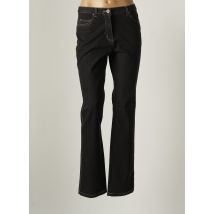 BRANDTEX - Jeans coupe droite noir en coton pour femme - Taille 42 - Modz