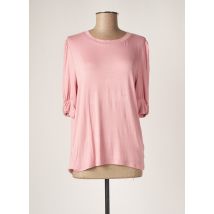 MD'M - T-shirt rose en viscose pour femme - Taille 40 - Modz