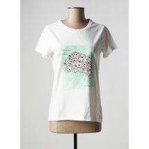 TIFFOSI - T-shirt blanc en coton pour femme - Taille 38 - Modz