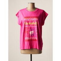 MKT STUDIO - T-shirt rose en coton pour femme - Taille 38 - Modz