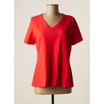 LEO & UGO - T-shirt rouge en coton pour femme - Taille 44 - Modz