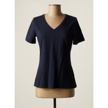 LEO & UGO - T-shirt bleu en coton pour femme - Taille 46 - Modz