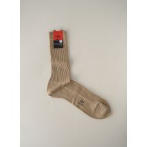 DORE DORE - Chaussettes beige en coton pour homme - Taille 44 - Modz