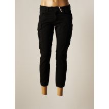 PLEASE - Pantalon 7/8 noir en coton pour femme - Taille 38 - Modz