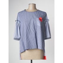 TRICOT CHIC - Blouse bleu en coton pour femme - Taille 42 - Modz