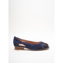 FUGITIVE BY FRANCESCO ROSSI - Sandales/Nu pieds bleu en cuir pour femme - Taille 37 - Modz