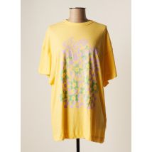 ROXY - T-shirt jaune en coton pour femme - Taille 38 - Modz