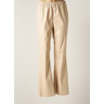 SUMMUM - Pantalon flare beige en polyester pour femme - Taille 36 - Modz