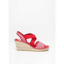 LA MAISON DE L'ESPADRILLE - Espadrilles rouge en textile pour femme - Taille 38 - Modz