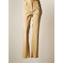 BREAL - Pantalon droit beige en coton pour femme - Taille 46 - Modz