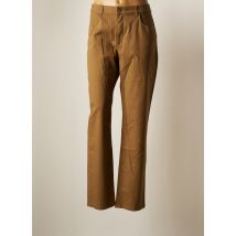 SCOTTAGE - Pantalon droit marron en coton pour femme - Taille 40 - Modz