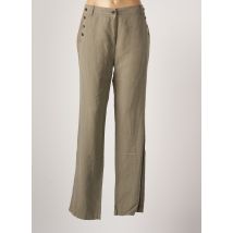 SCOTTAGE - Pantalon droit vert en lyocell pour femme - Taille 44 - Modz