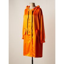 FRACOMINA - Manteau long orange en polyester pour femme - Taille 42 - Modz