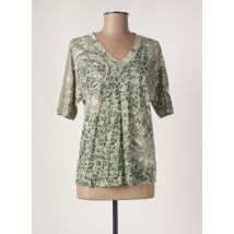 OLSEN - T-shirt vert en modal pour femme - Taille 36 - Modz