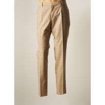 HUGO BOSS - Pantalon slim marron en laine vierge pour homme - Taille 44 - Modz