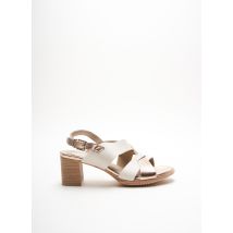 DORKING - Sandales/Nu pieds beige en cuir pour femme - Taille 39 - Modz