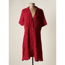 MAISON SCOTCH - Robe mi-longue rouge en polyester pour femme - Taille 36 - Modz