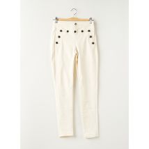 MAISON SCOTCH - Pantalon slim beige en coton pour femme - Taille W26 L32 - Modz