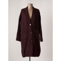 OTTOD'AME - Manteau long rouge en laine pour femme - Taille 38 - Modz