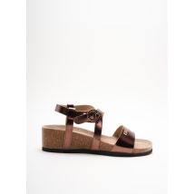 LES P'TITES BOMBES - Sandales/Nu pieds marron en autre matiere pour femme - Taille 39 - Modz