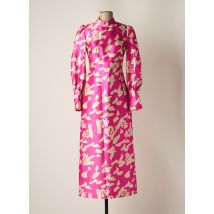 LAAGAM - Robe longue rose en polyester pour femme - Taille 36 - Modz