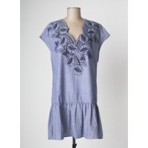 THE KORNER - Robe courte bleu en coton pour femme - Taille 38 - Modz