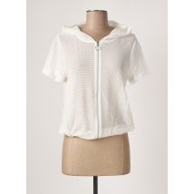 TUZZI - Veste casual blanc en viscose pour femme - Taille 46 - Modz