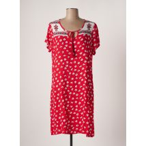 SENORETTA - Robe mi-longue rouge en viscose pour femme - Taille 42 - Modz