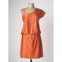 HBT - Robe mi-longue orange en polyamide pour femme - Taille 40 - Modz