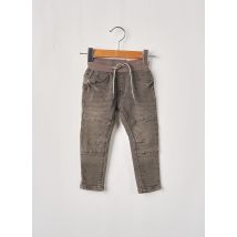 NOPPIES - Jeans coupe slim gris en coton pour garçon - Taille 9 M - Modz