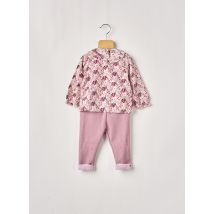 STERNTALER - Ensemble pantalon violet en coton pour fille - Taille 12 M - Modz