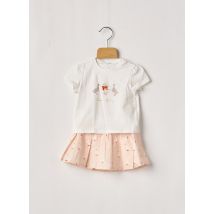 GYMP - Ensemble jupe orange en coton pour fille - Taille 9 M - Modz