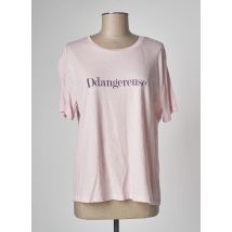 VANESSA BRUNO - T-shirt rose en coton pour femme - Taille 38 - Modz