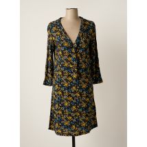 ÉTYMOLOGIE - Robe mi-longue noir en viscose pour femme - Taille 36 - Modz