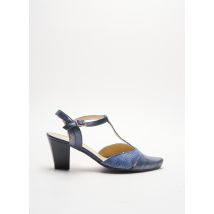 GEO-REINO - Sandales/Nu pieds bleu en cuir pour femme - Taille 36 - Modz