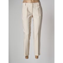 CRISTINA GAVIOLI - Pantalon chino beige en polyester pour femme - Taille 38 - Modz