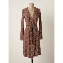 ESQUALO - Robe mi-longue marron en viscose pour femme - Taille 36 - Modz