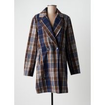 ICHI - Manteau long marron en polyester pour femme - Taille 38 - Modz