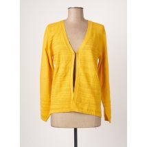 BARBARA LEBEK - Gilet manches longues jaune en modal pour femme - Taille 40 - Modz