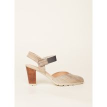 HISPANITAS - Sandales/Nu pieds beige en cuir pour femme - Taille 40 - Modz