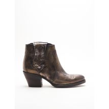 CAFE NOIR - Bottines/Boots marron en cuir pour femme - Taille 39 - Modz