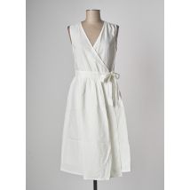 THE KORNER - Robe mi-longue blanc en tencel pour femme - Taille 40 - Modz